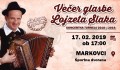 Večer glasbe Lojzeta Slaka: Slakova zgodba Večer glasbe Lojzeta Slaka: Slakova zgodba